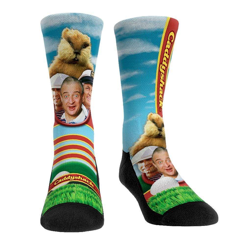 Caddyshack On The Green Men’s Crew Sock