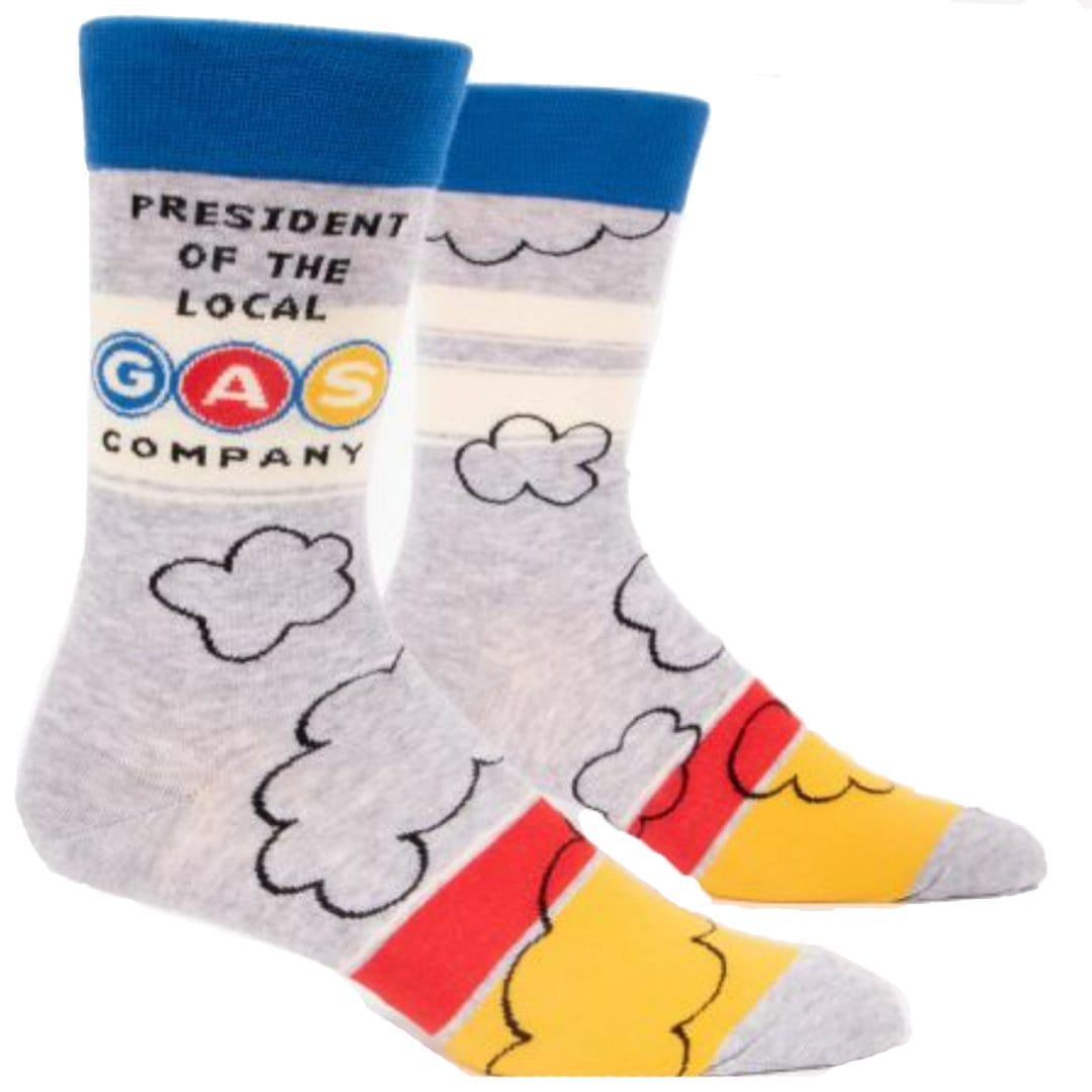 President of the Local Gas Company Socks Men’s Crew Sock