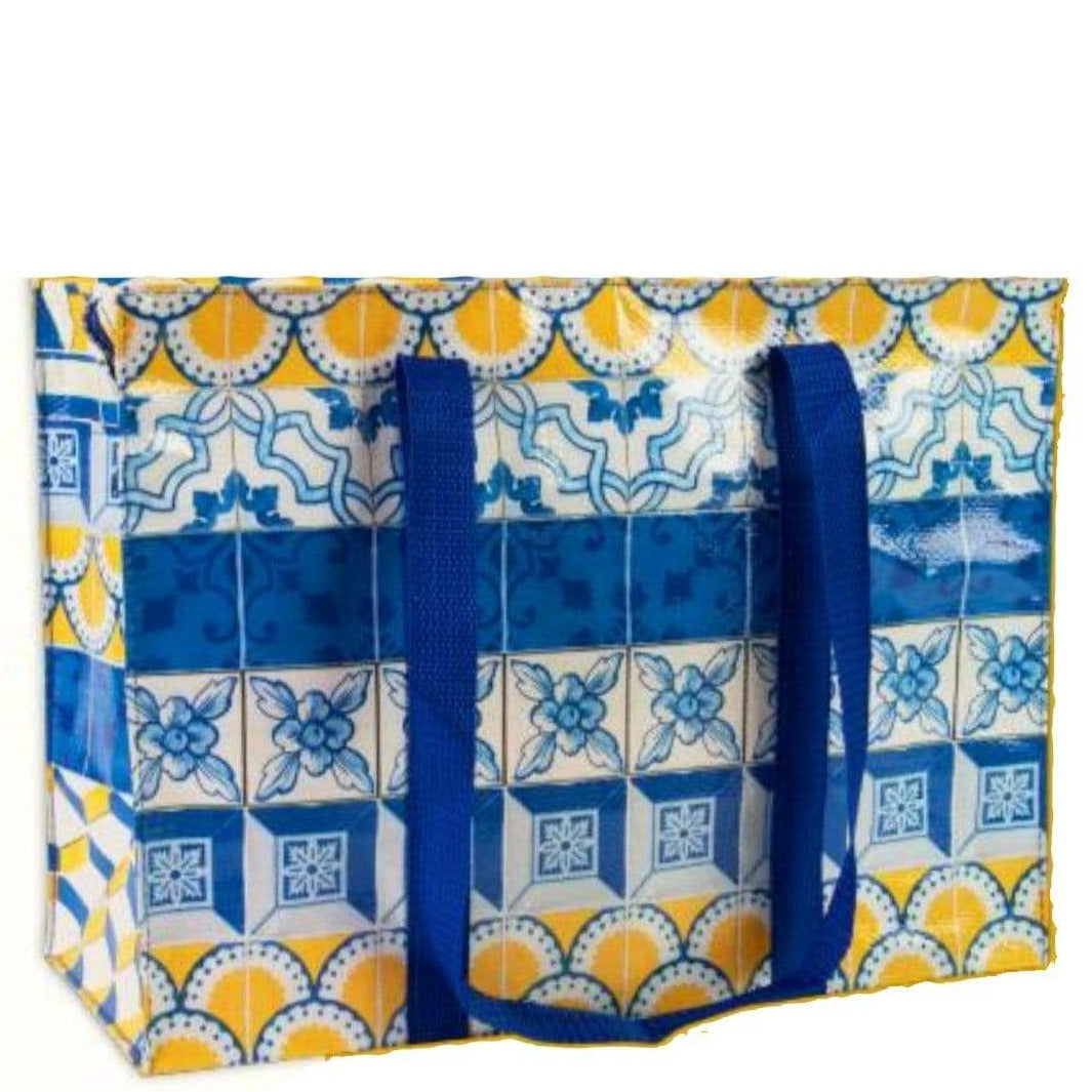 Painted Tiles Shoulder Tote