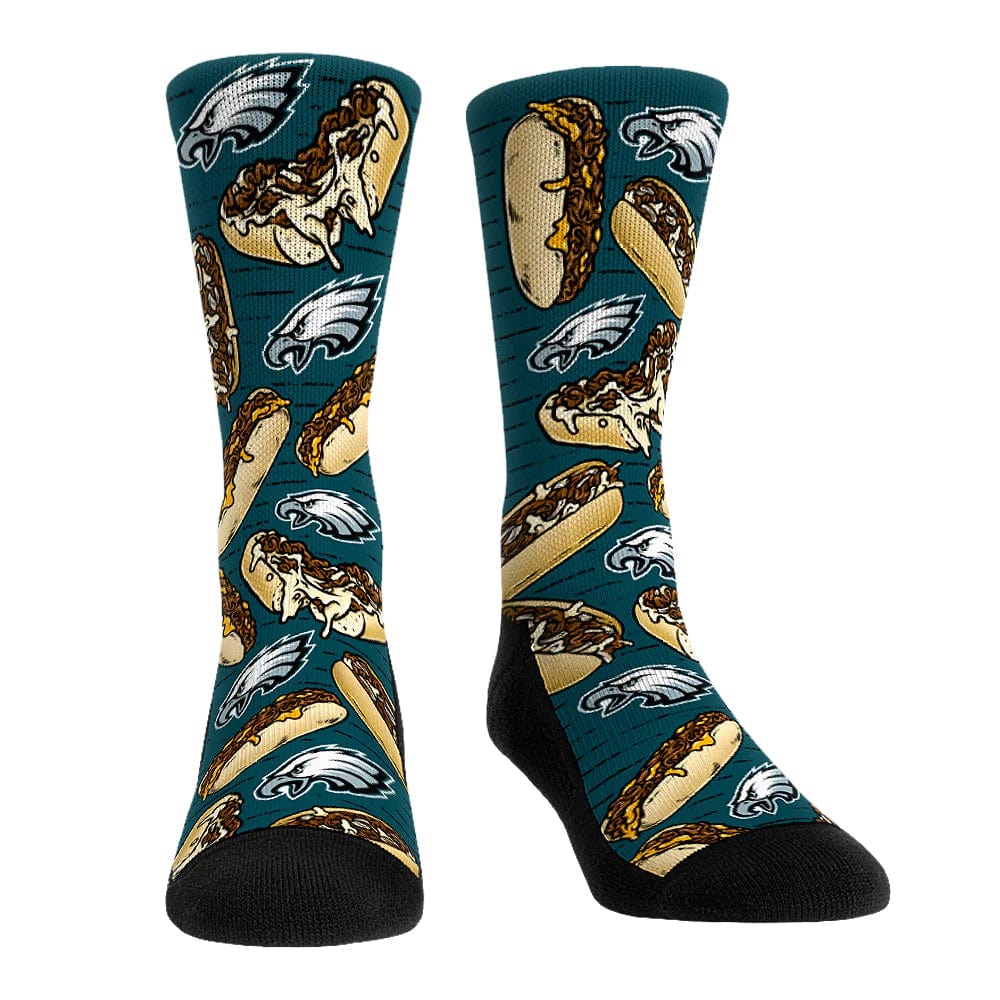 Philadelphia Eagles Cheesesteaks Crew Socks