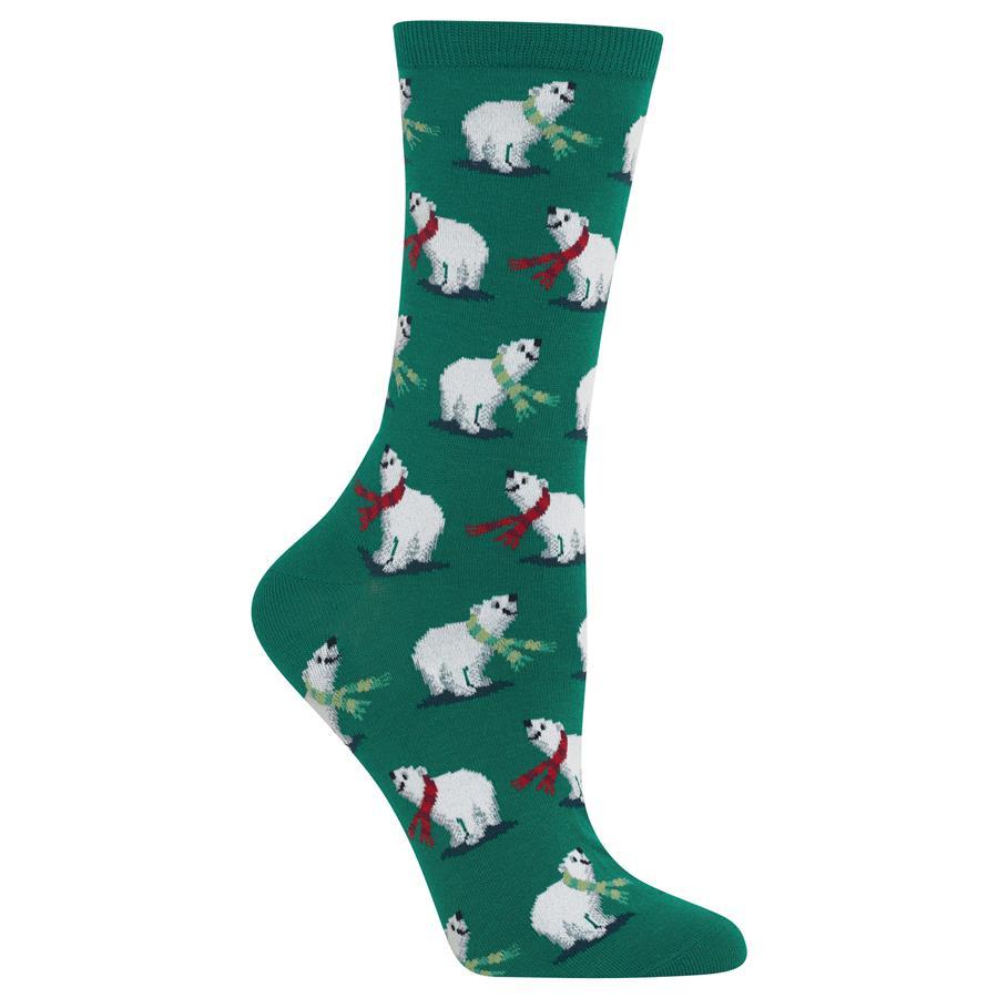 Polar Bear Socks -Women’s Crew Sock