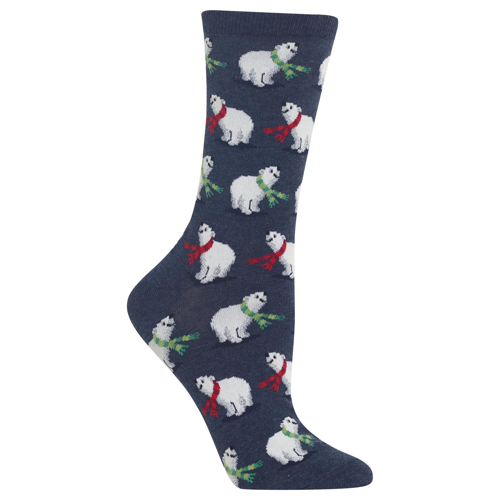 Polar Bear Socks -Women’s Crew Sock