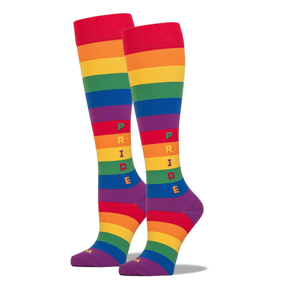 Rainbow Pride Compression Women’s Knee High Sock