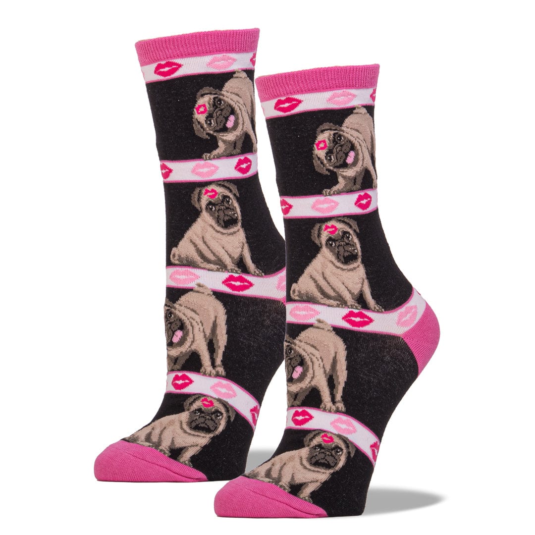 Pugs and Kisses Women’s Crew Sock