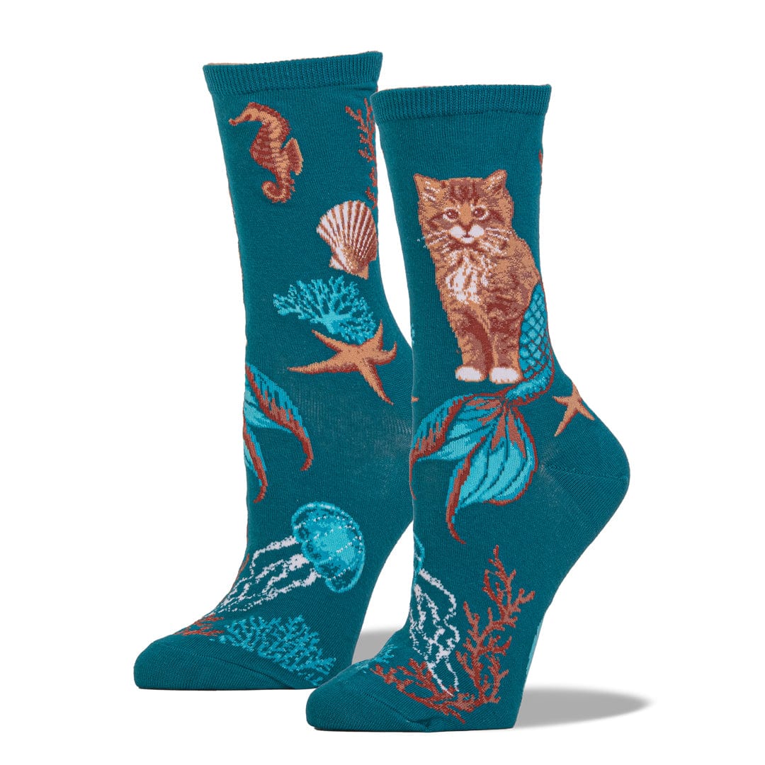 Purrmaids Socks Women’s Crew Sock