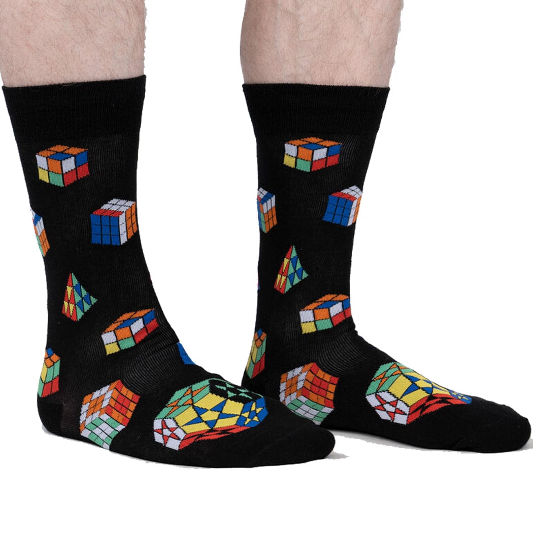 Puzzle Box Men’s Crew Socks