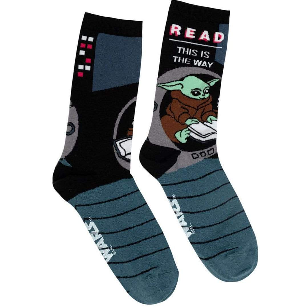 READ Baby Yoda Crew Socks