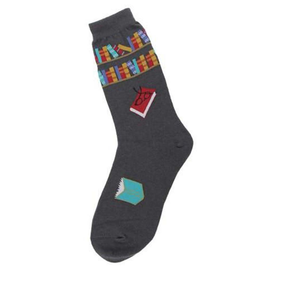 Reading Books Women’s Crew Sock