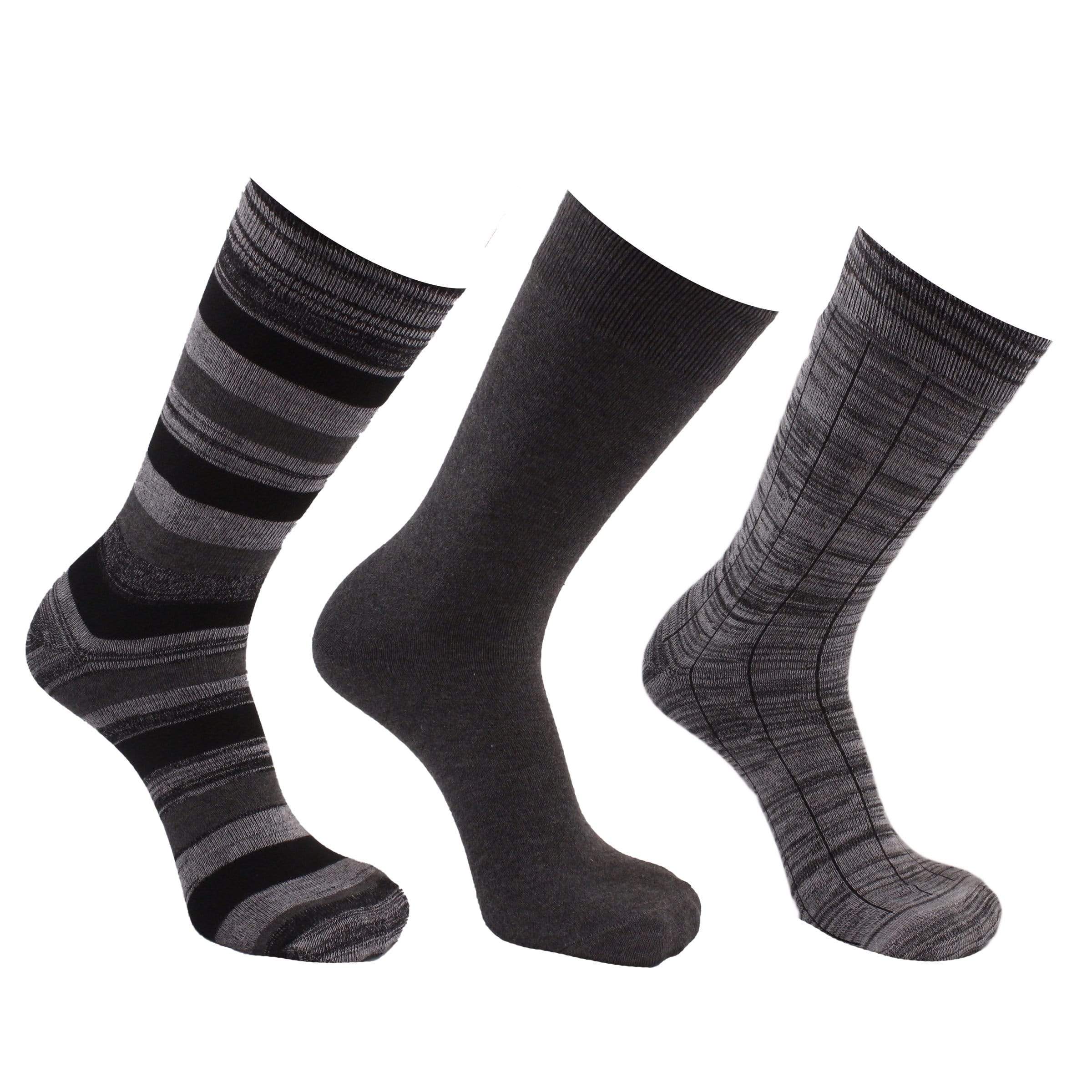 Marled Rib 3 Pack Crew Socks