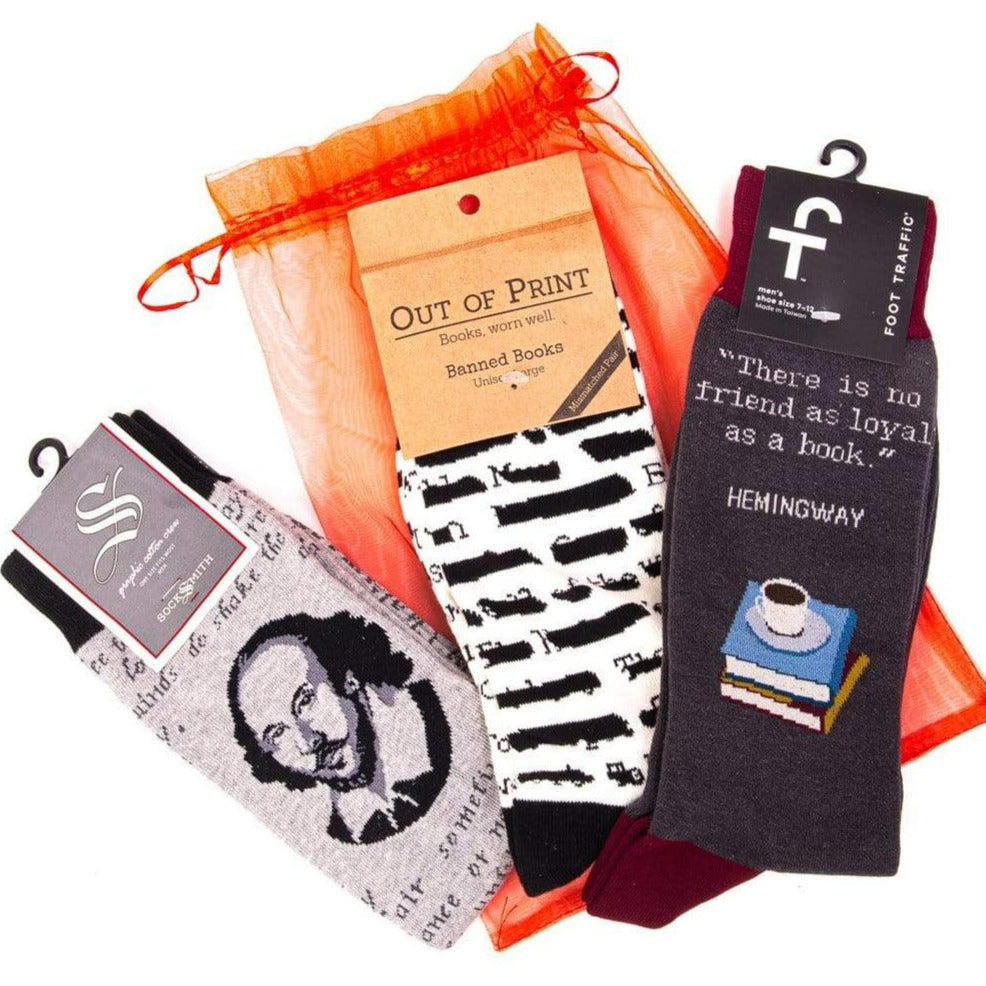 Reader’s Gift Bag of Socks For Him