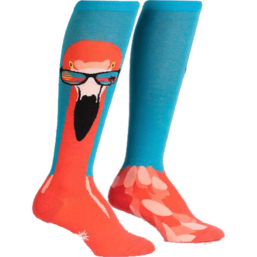 Ready To Flamingle Women’s Knee High Socks