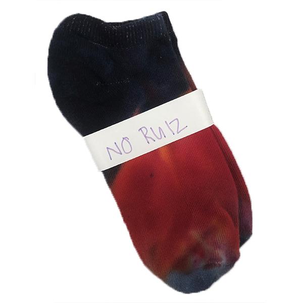 No Rulz Art Socks Rainbow No Show Sock