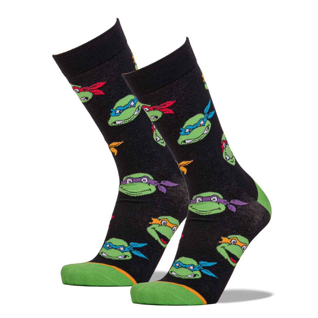 Retro Turtle Heads Men’s Crew Sock