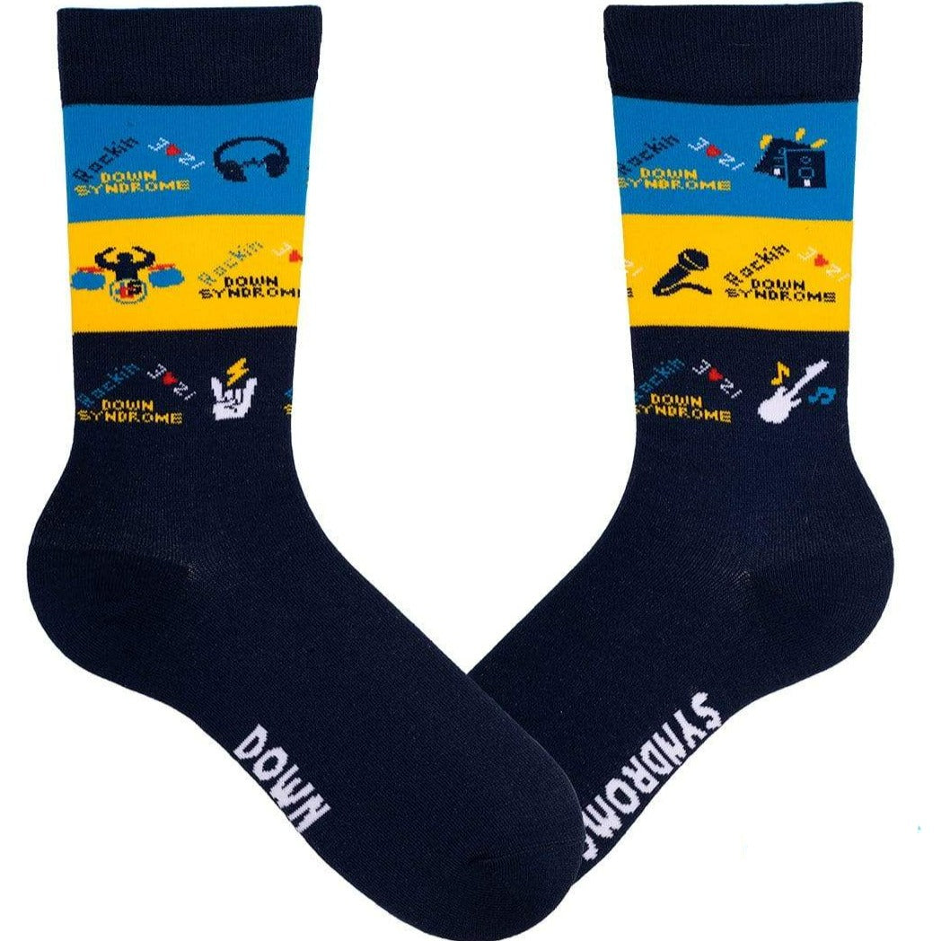 Rockin’ Down Syndrome Crew Socks