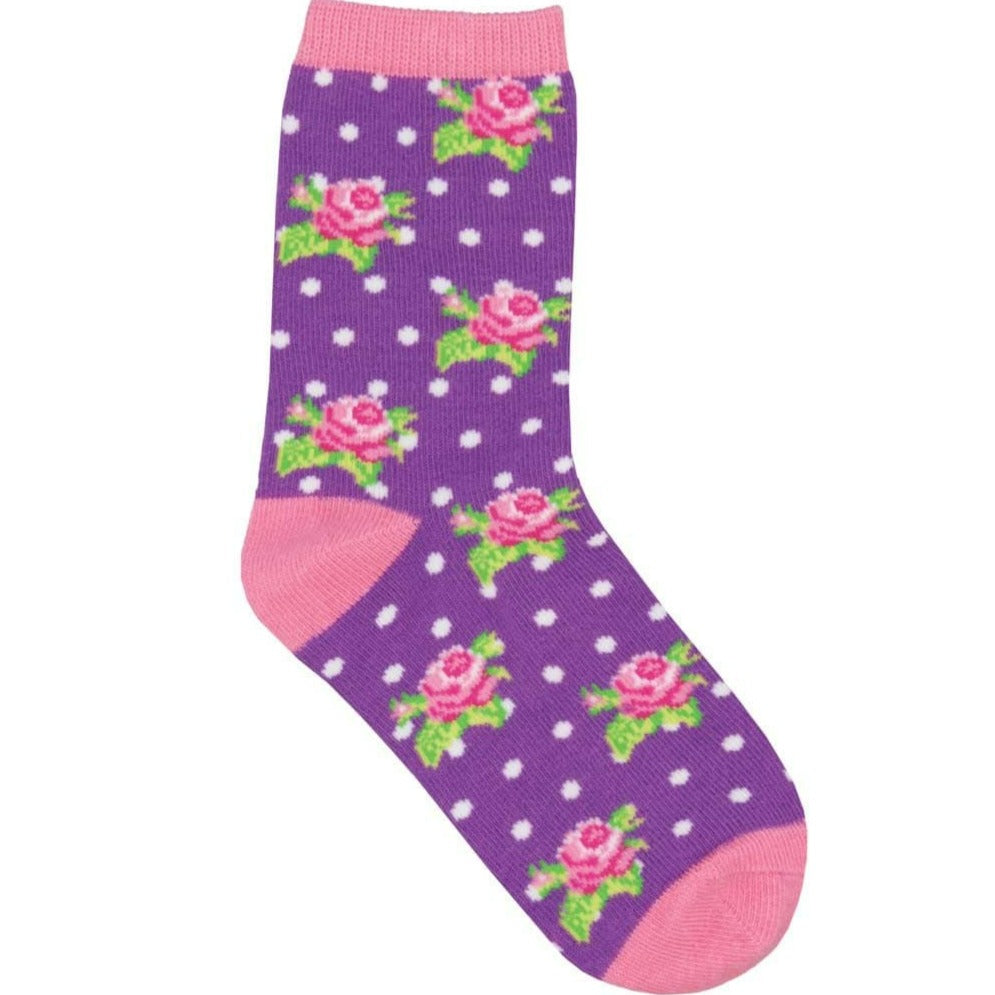 Rosebuddies Kid’s Crew Sock