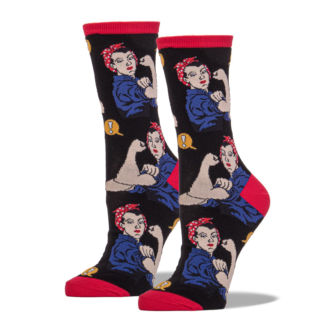 Rosie the Riveter Socks Women’s Crew Sock