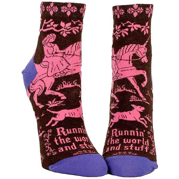 Runnin’ the World Socks Women’s Ankle Sock