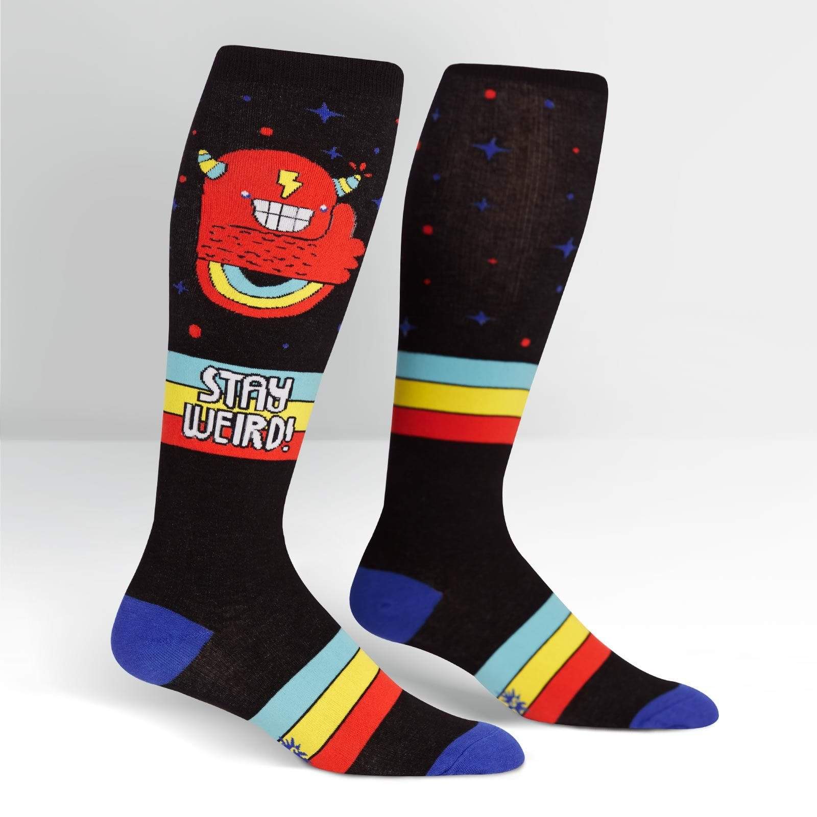 Stay Weird Socks — Wide-Calf Women’s Knee High Sock