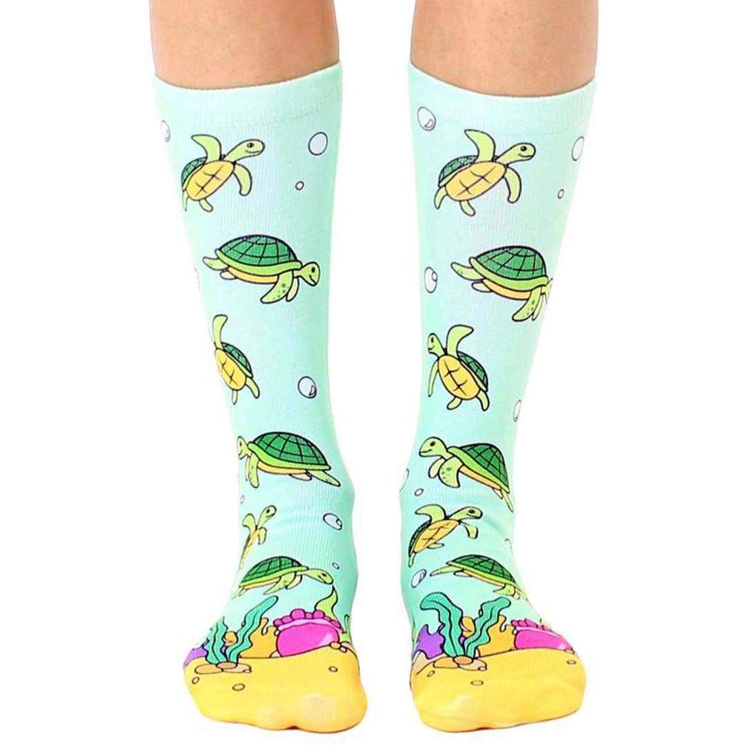 Sea Turtle Crew Sock