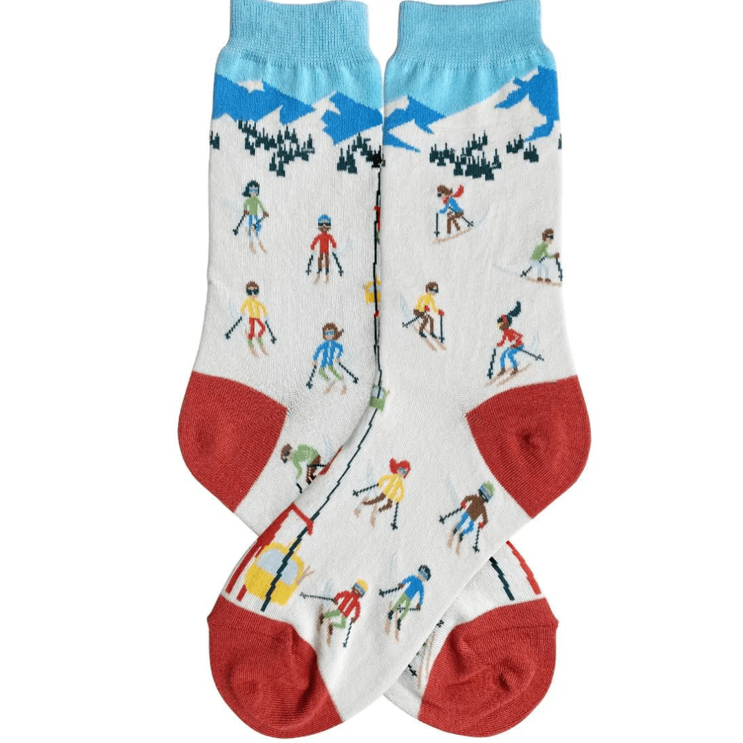 Skiing Women’s Crew Socks