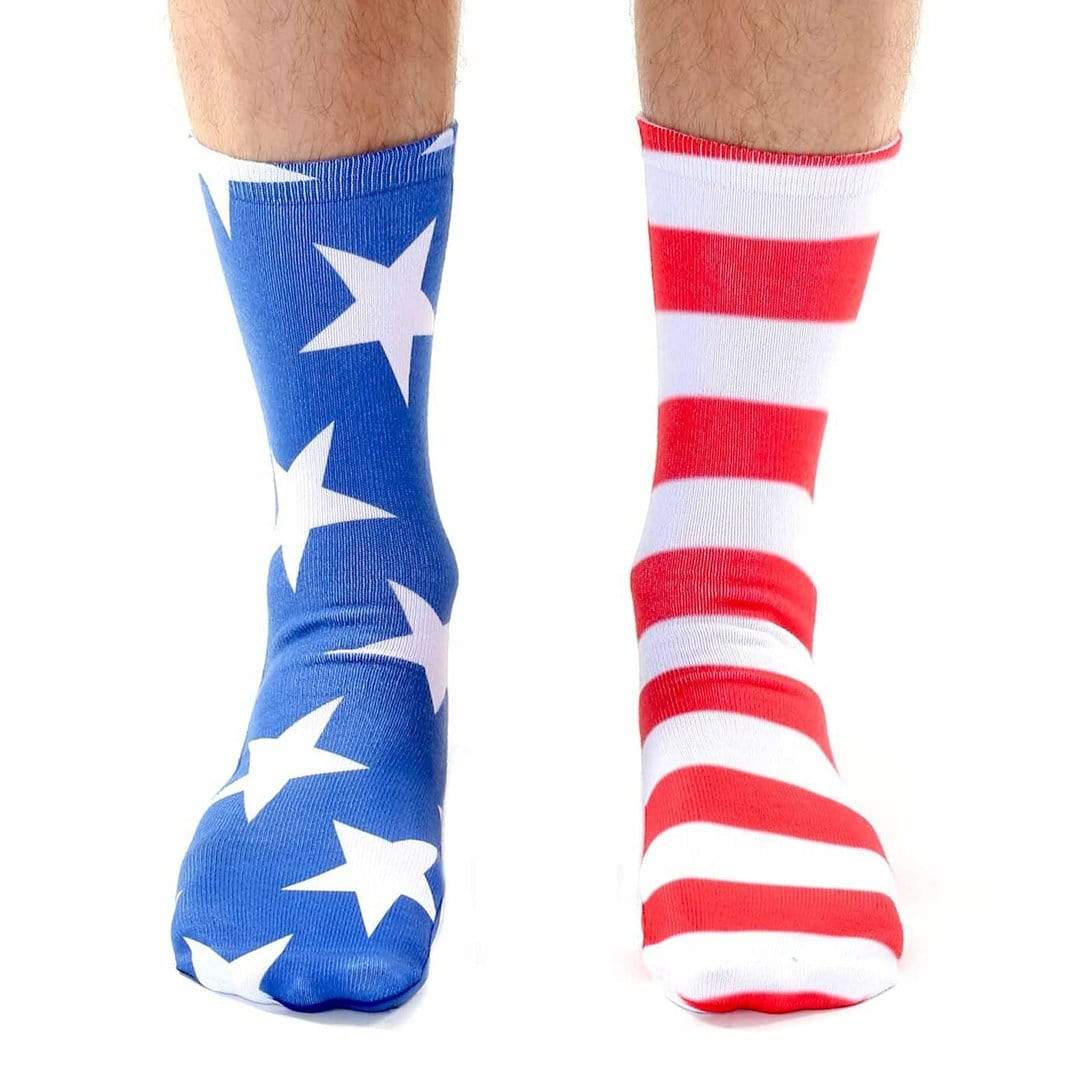 Stars and Stripes Socks Unisex Crew Sock