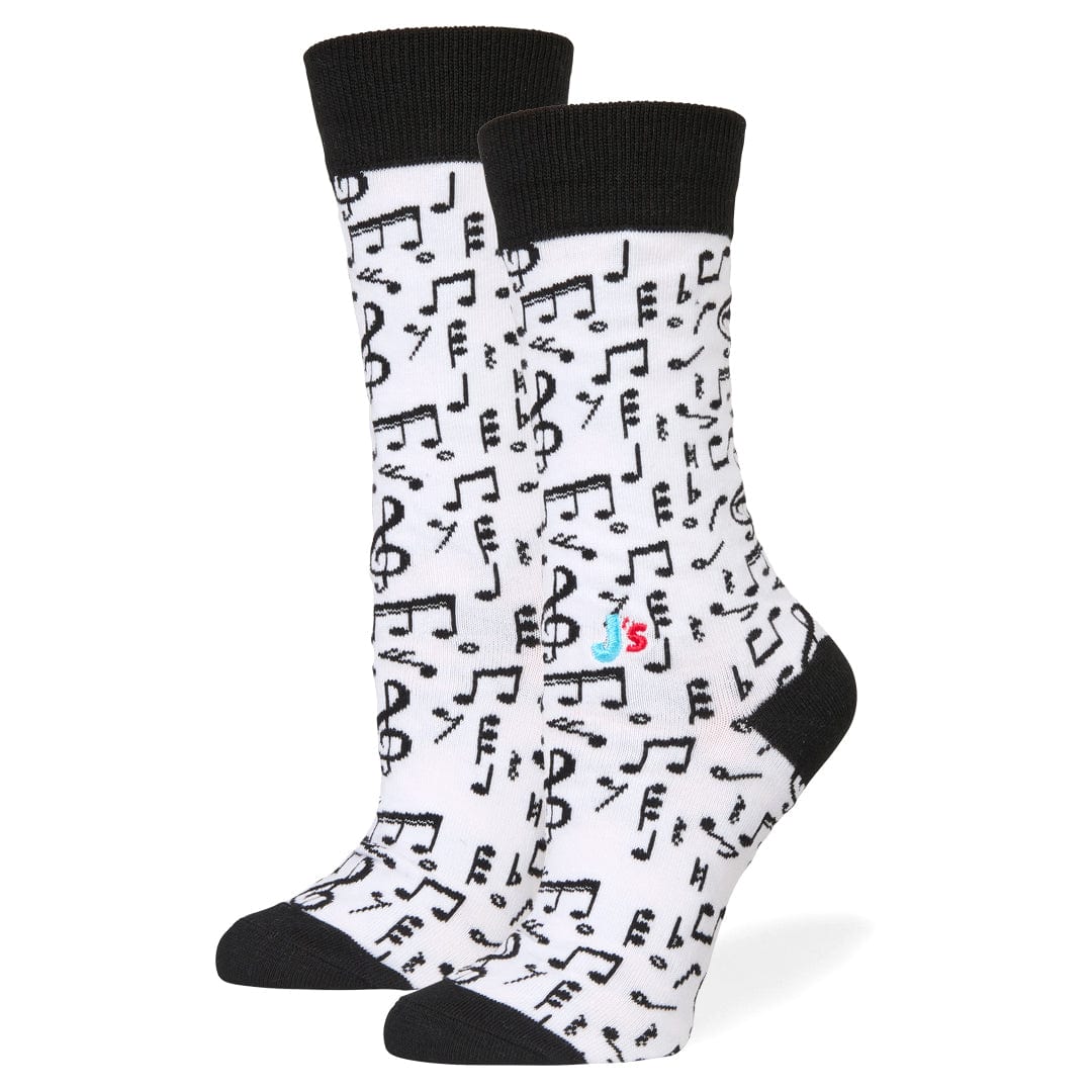 Music Notes Women’s Crew Socks