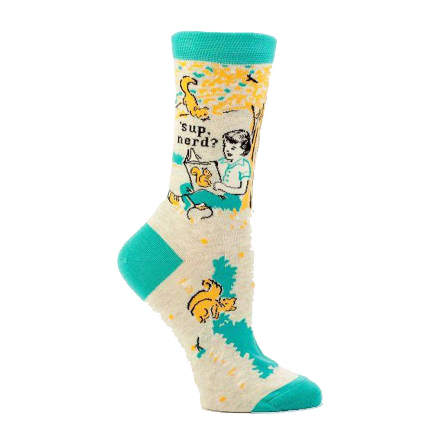 Sup Nerd Socks Women’s Crew Sock