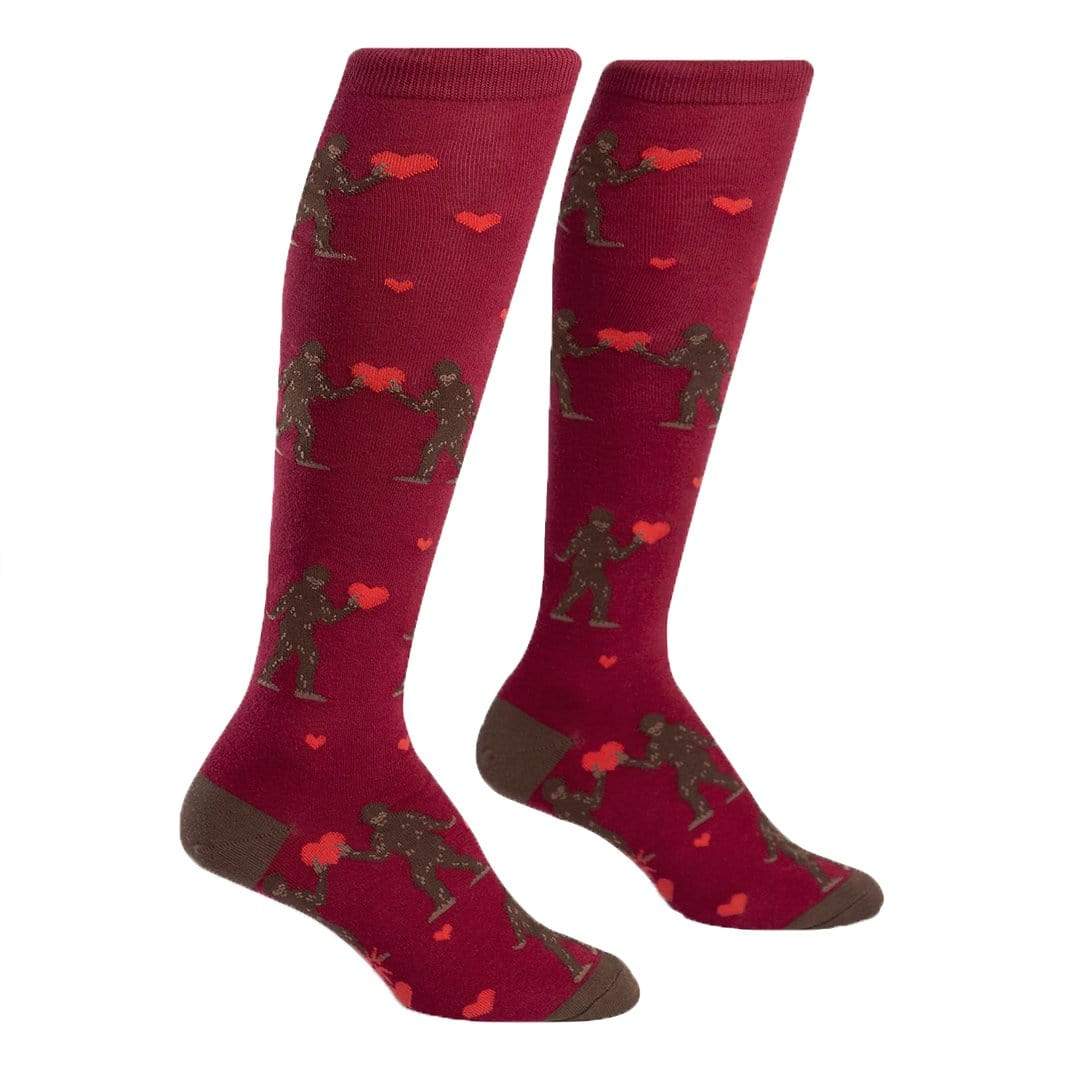 Sasquatch Love Socks Women’s Knee High Sock