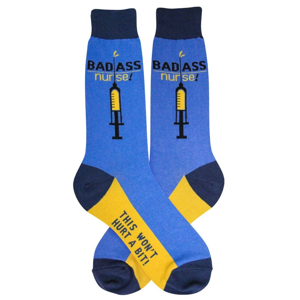 Badass Nurse Men’s Crew Socks