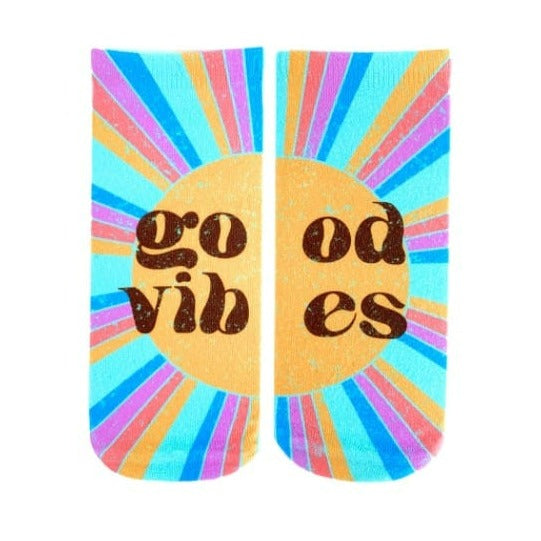 Retro Good Vibes Ankle Socks