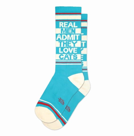 Real Men Admit They Love Cats Unisex Crew Socks