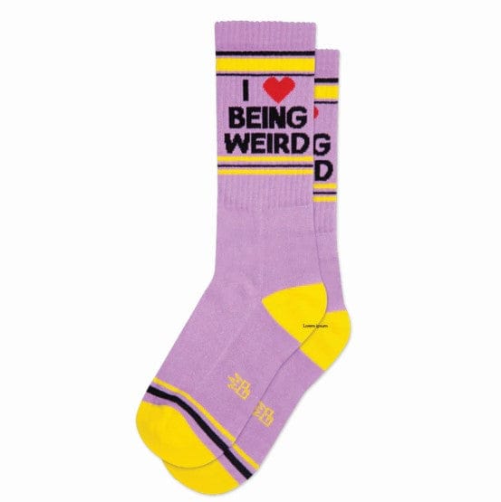 I Love Being Weird Unisex Crew Socks