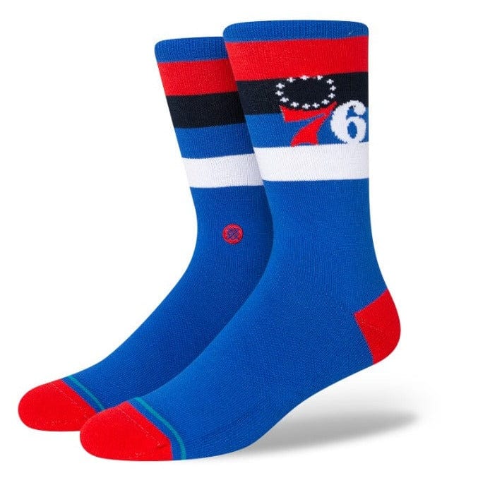 Philadelphia 76ers Stripe Crew Socks