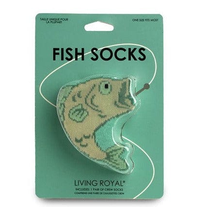 Fish 3D Crew Socks