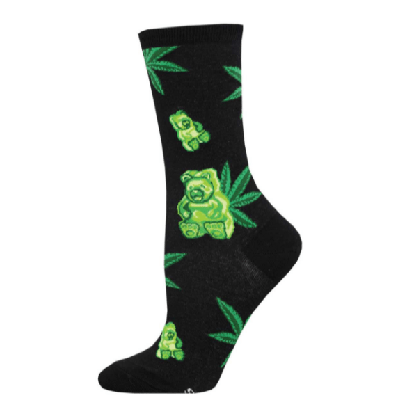 Weed Gummies Women’s Crew Socks