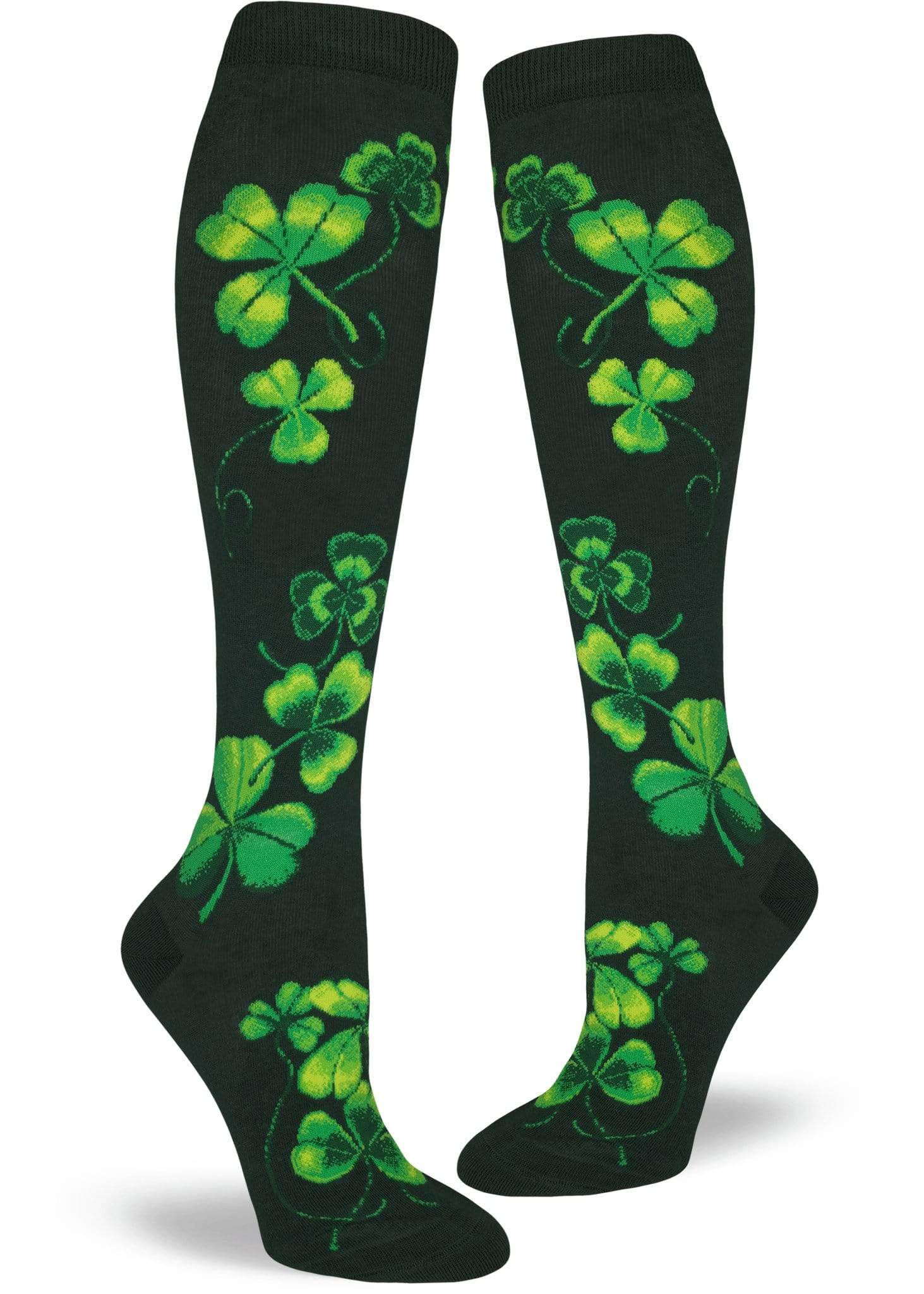 Lucky Shamrock Socks Women’s Knee High Sock