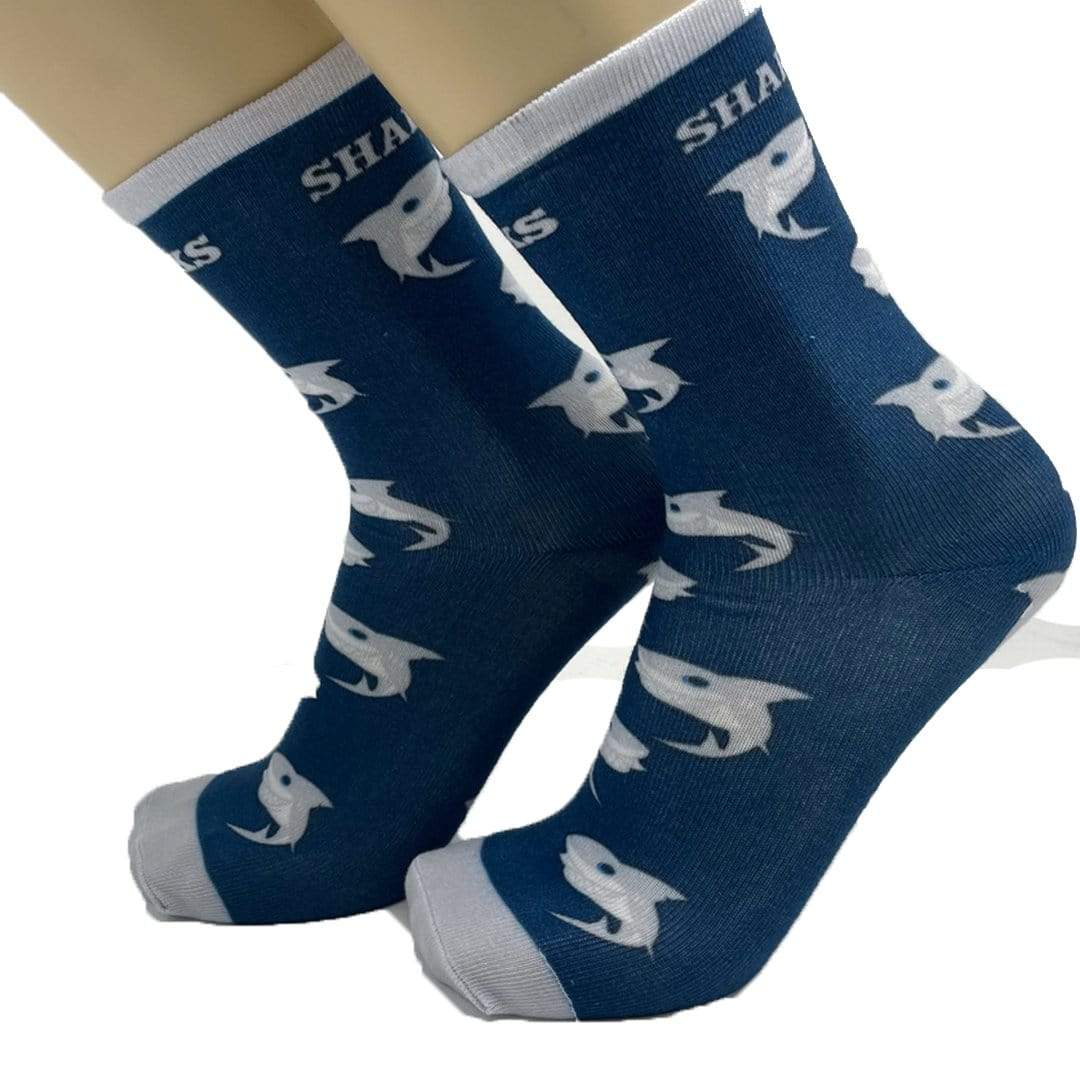 Sharks Unisex Crew Sock