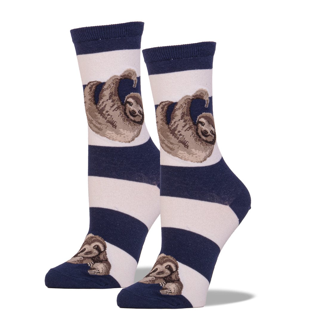 Sloth Stripe Women’s Crew Sock