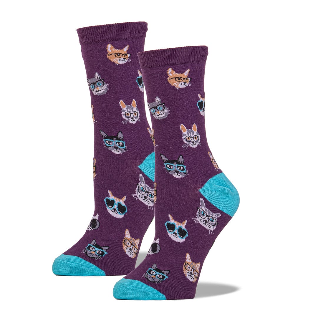 Smarty Cats Socks Women’s Crew Sock