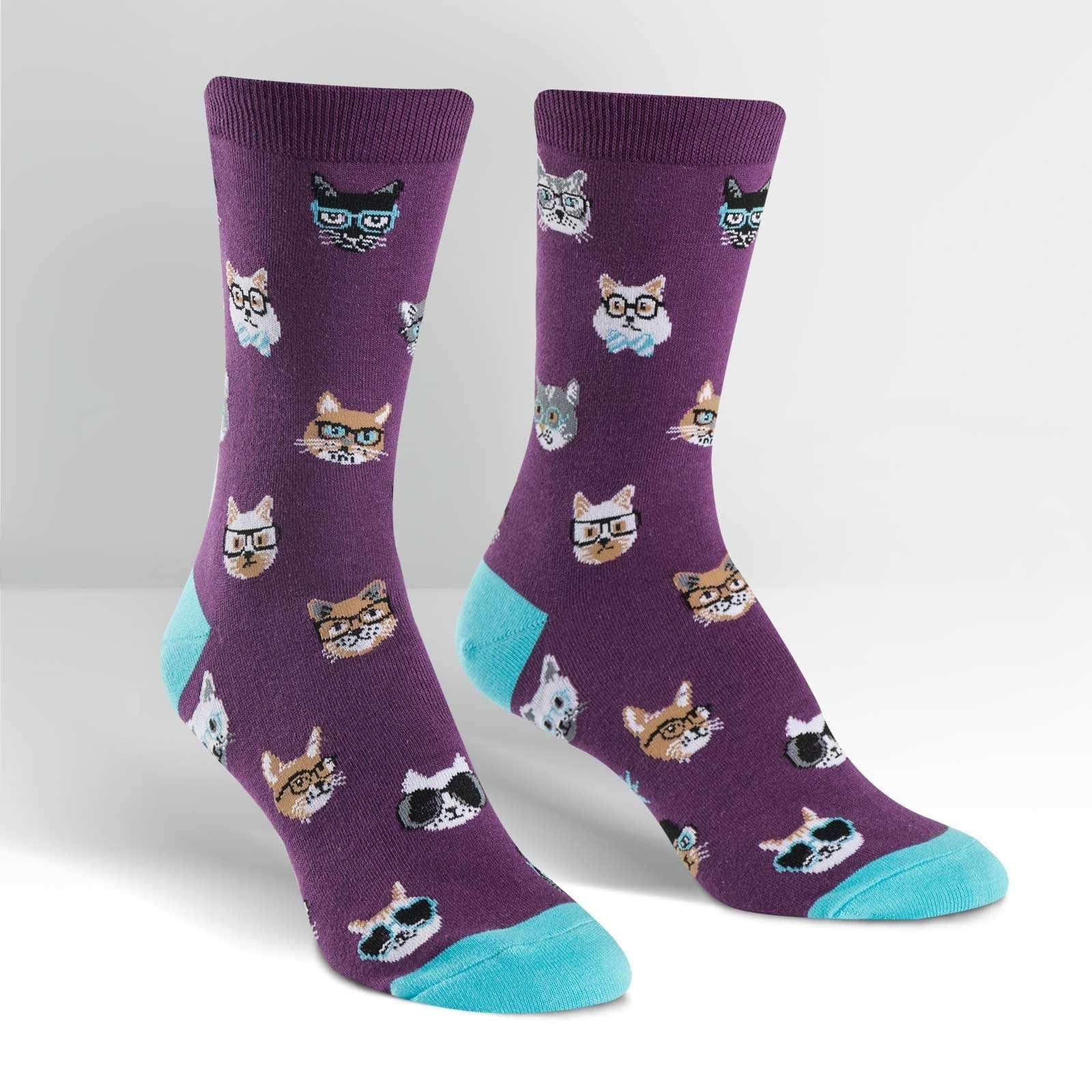 Smarty Cats Socks Women’s Crew Sock