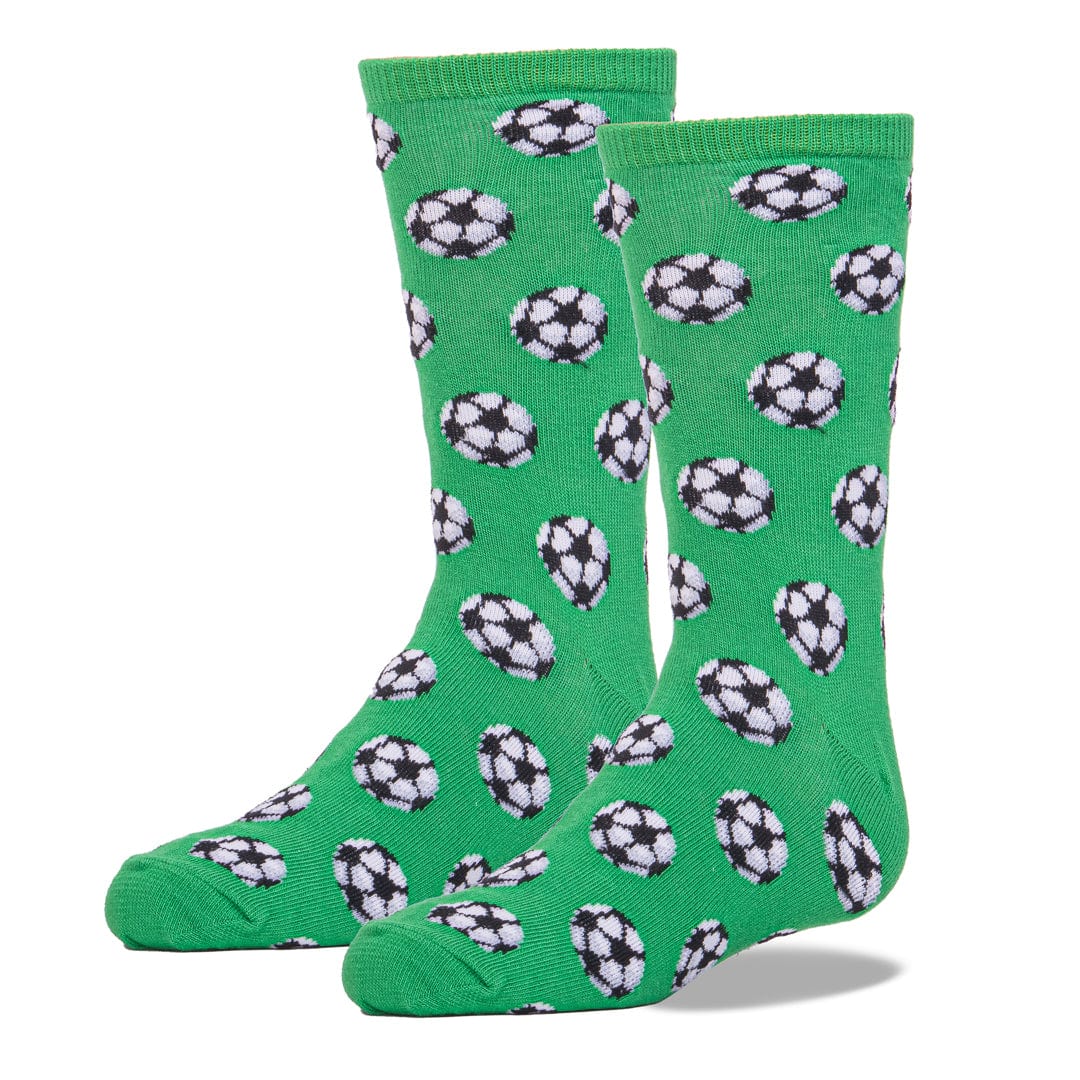 Soccer Balls Kids Crew Sock