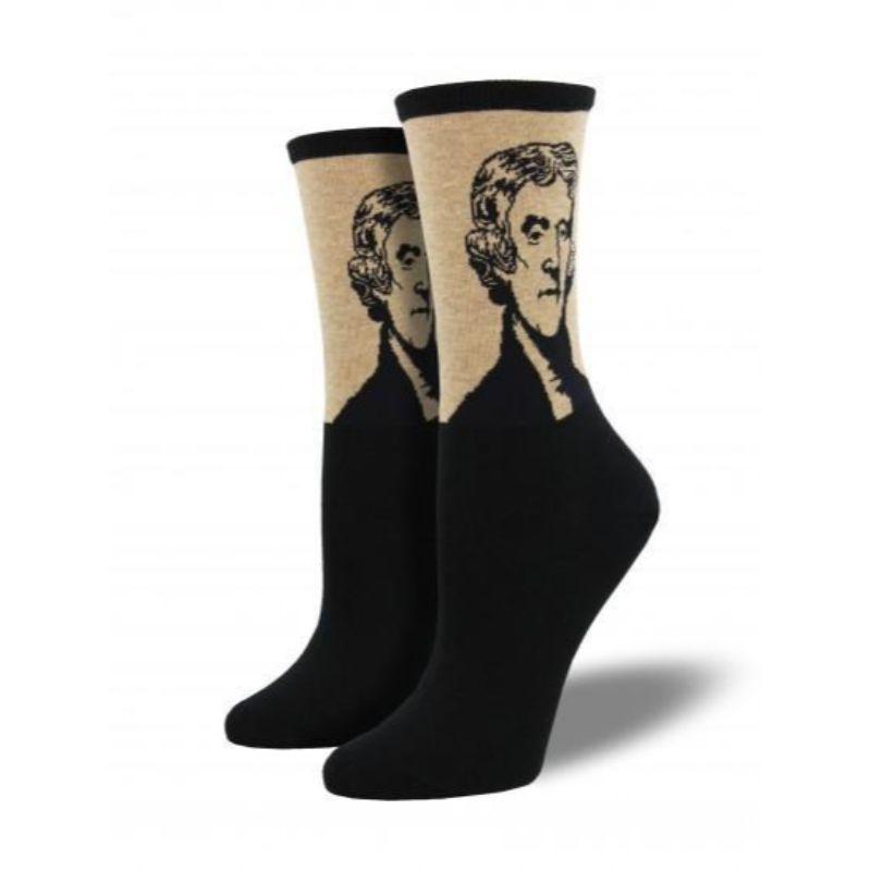 Thomas Jefferson Socks Women’s Crew Sock