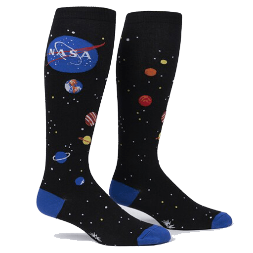 Solar System Women’s Wide Calf Knee High Sock