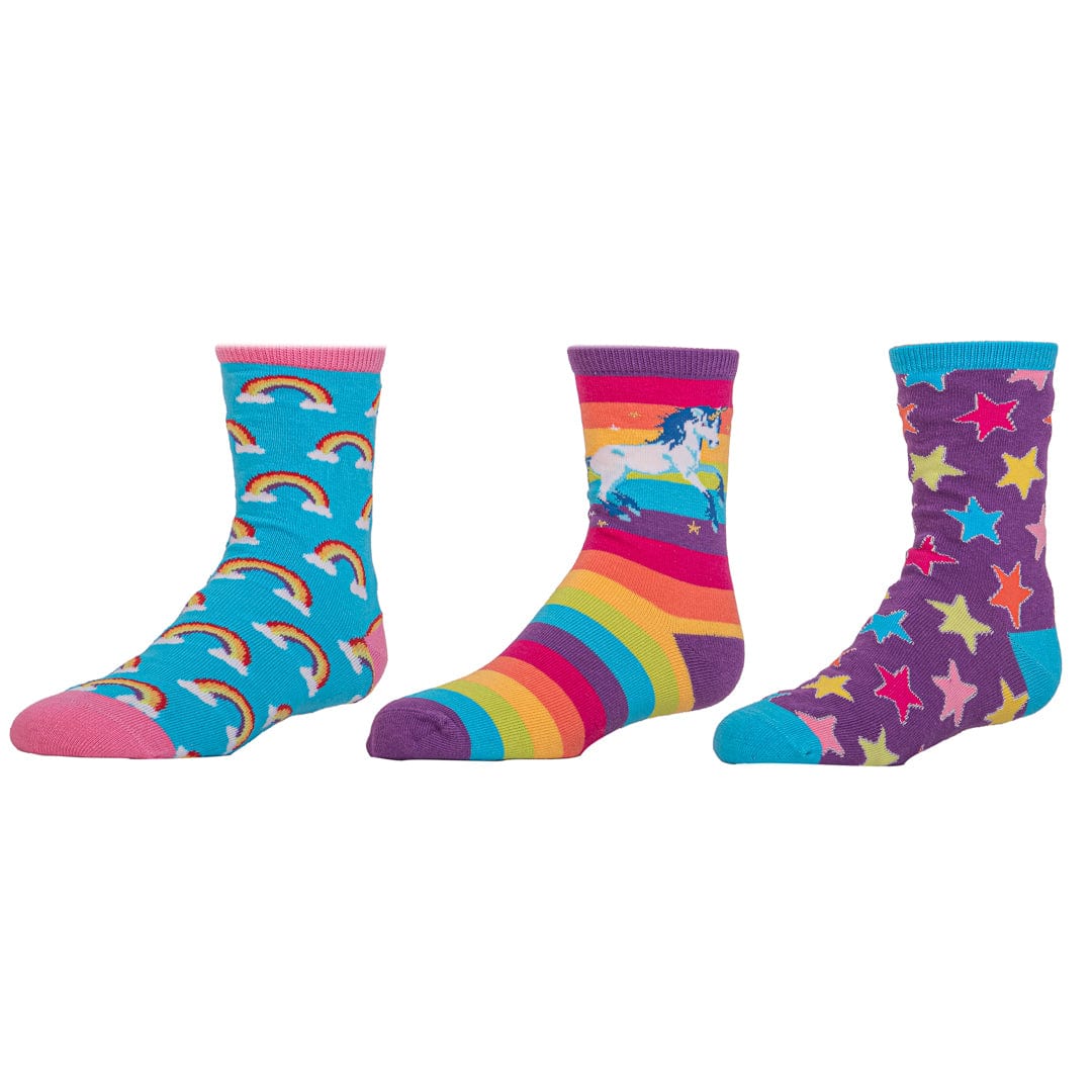 Sparkle Party Crew Sock 3 Pack