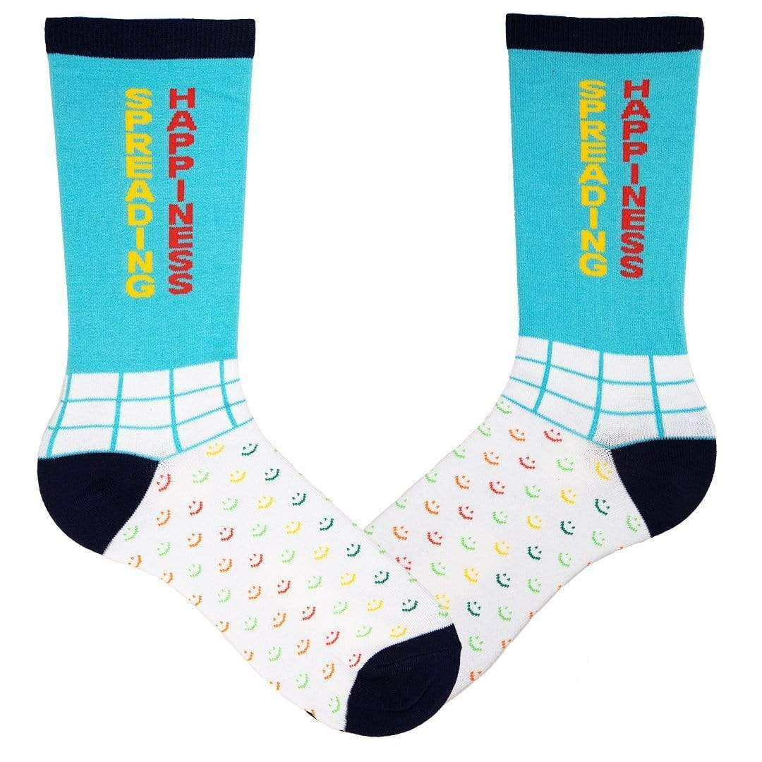 Johnism Spreading Happiness Socks Unisex Crew Sock