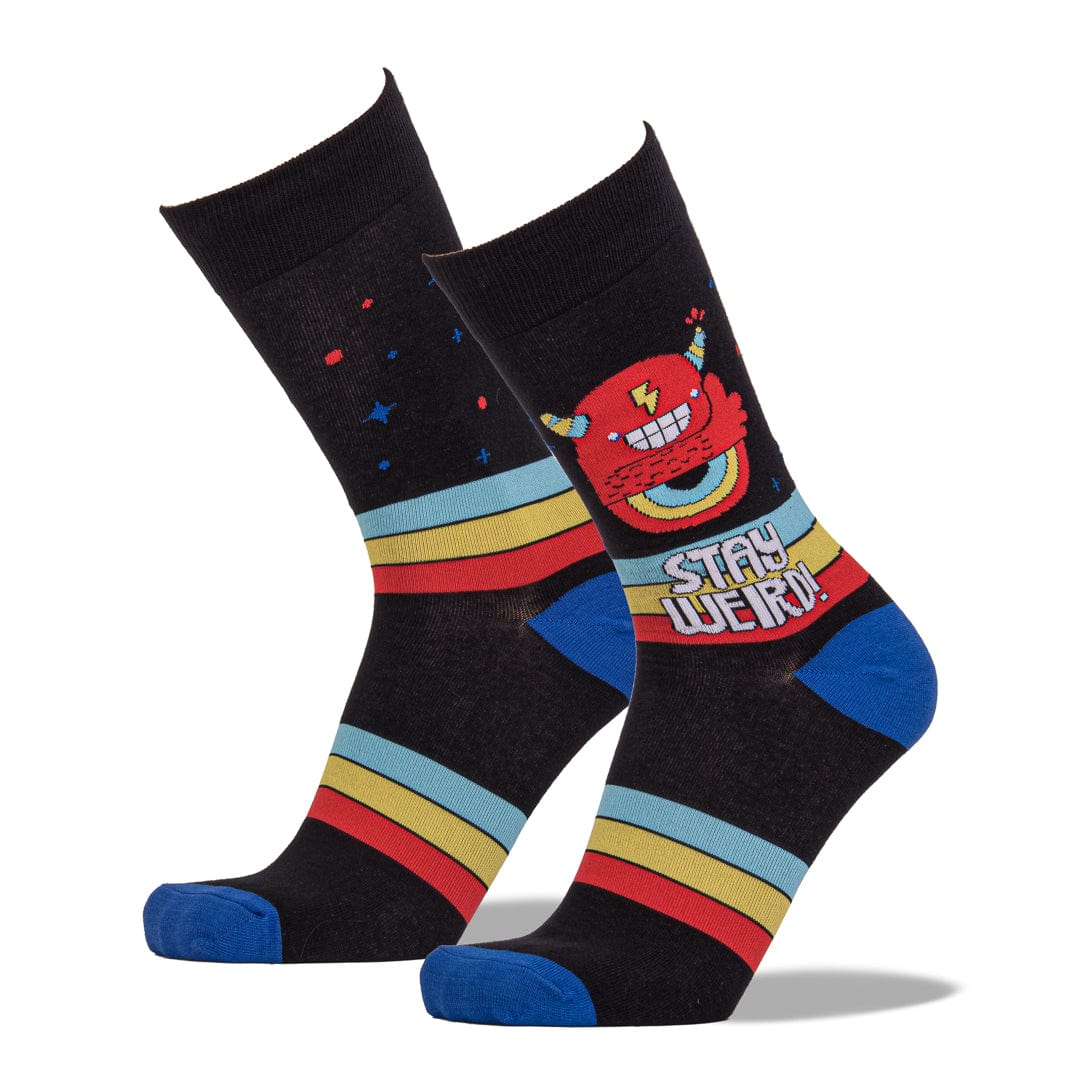 Stay Weird Men’s Crew Sock