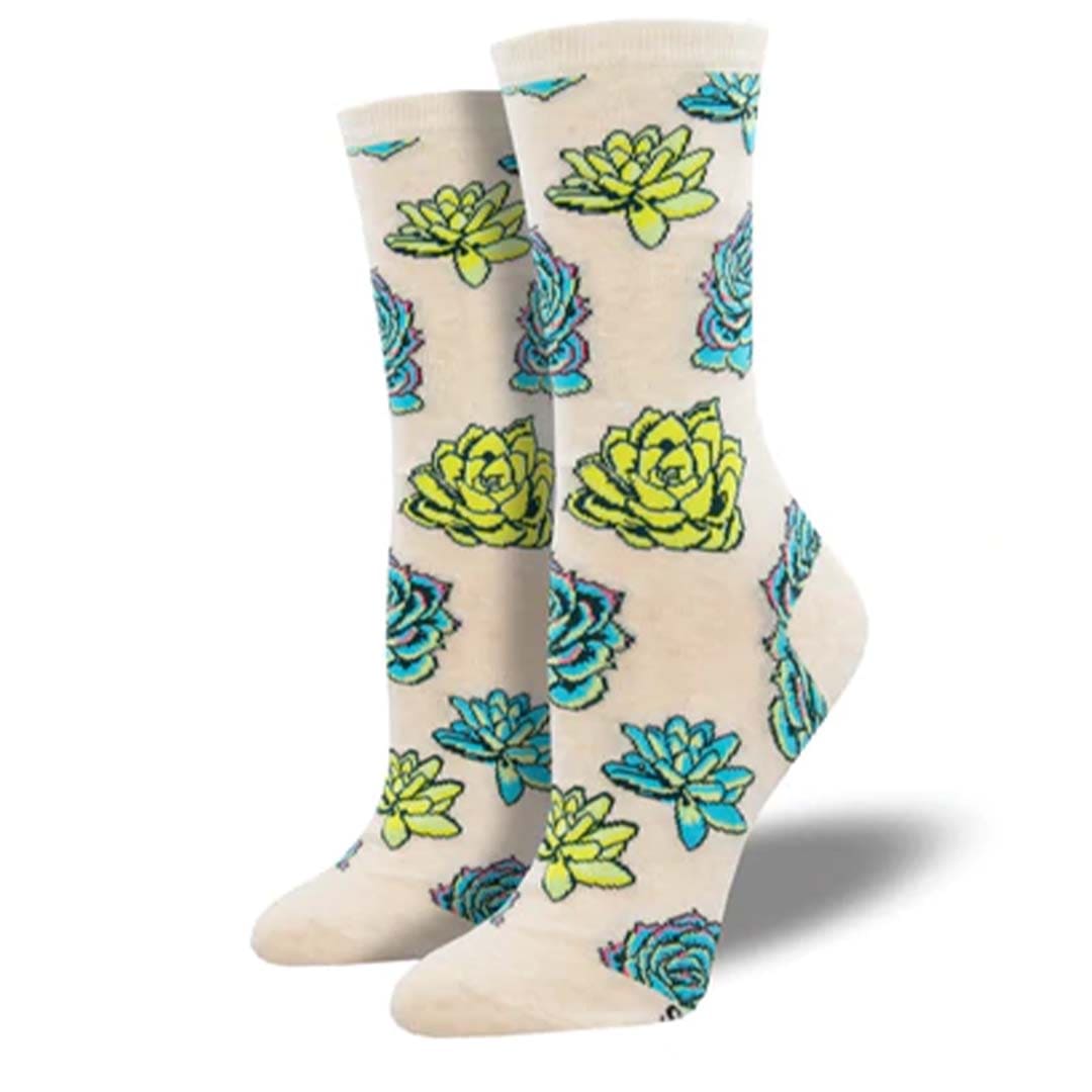 Succulents Women’s Crew Socks