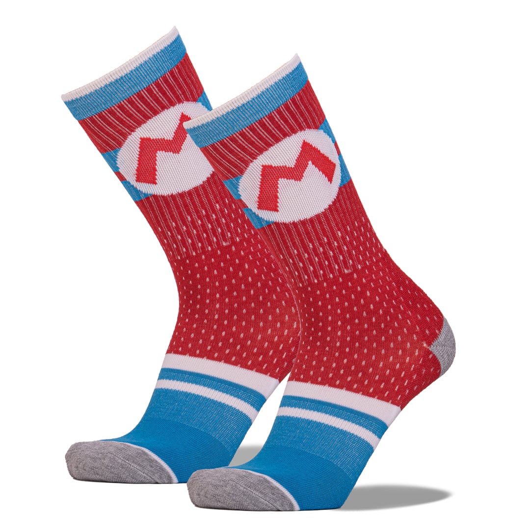 Super Mario Mesh Athletic Crew Sock