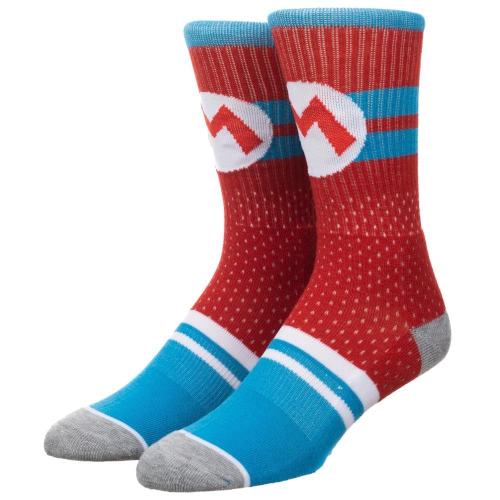 Super Mario Mesh Athletic Crew Sock