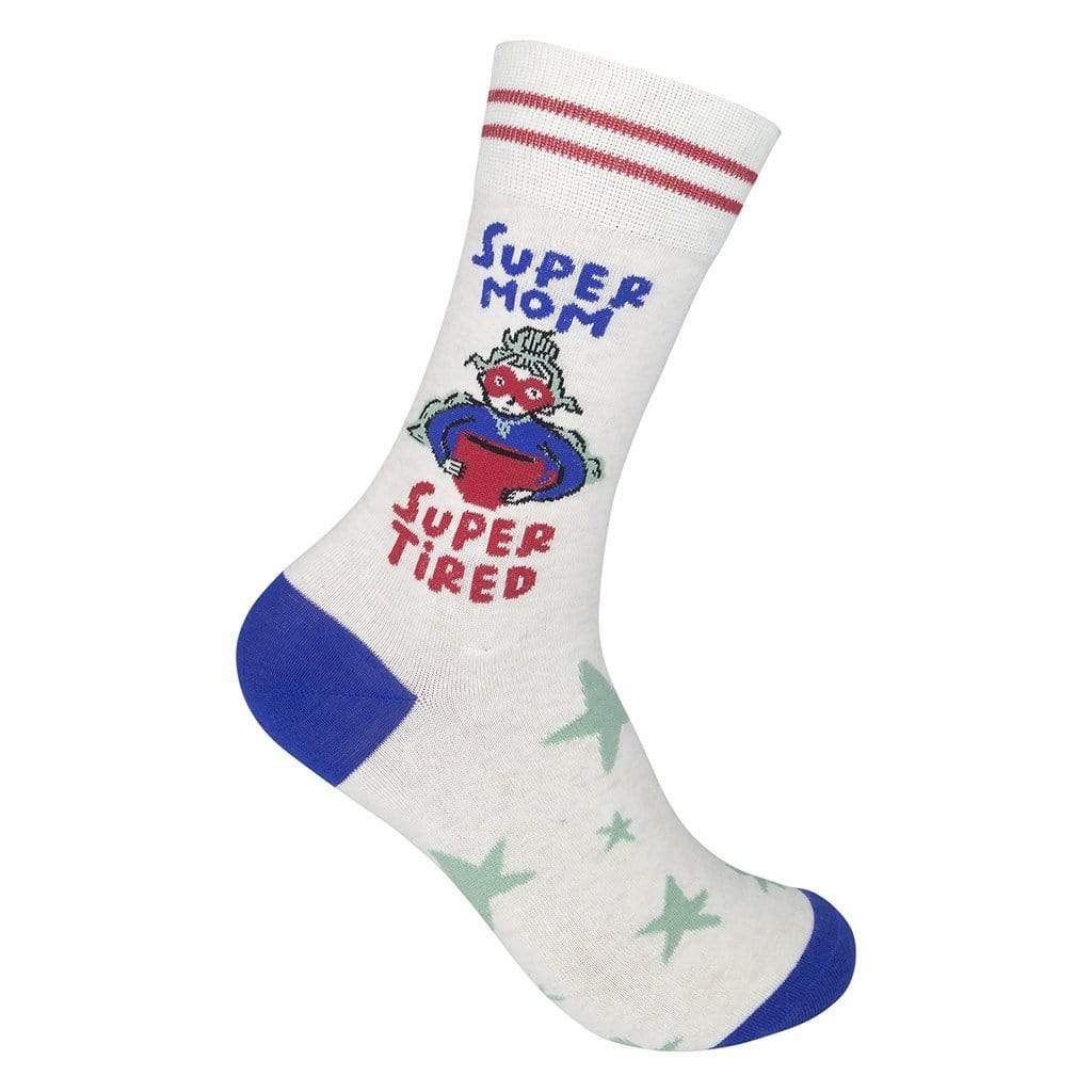 Super Mom Super Tired Women’s Crew Socks